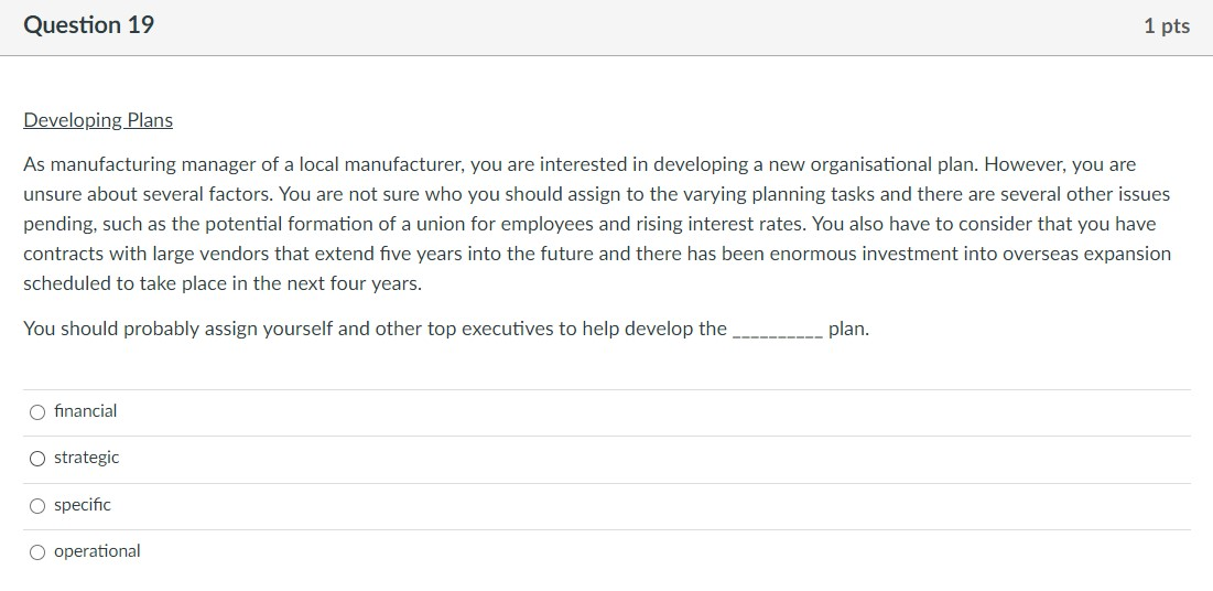 please confirm the correct answer Question 20 1