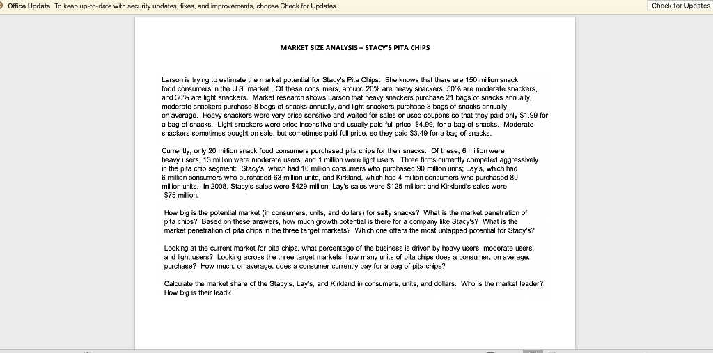 Office Update To keep up-to-date with security