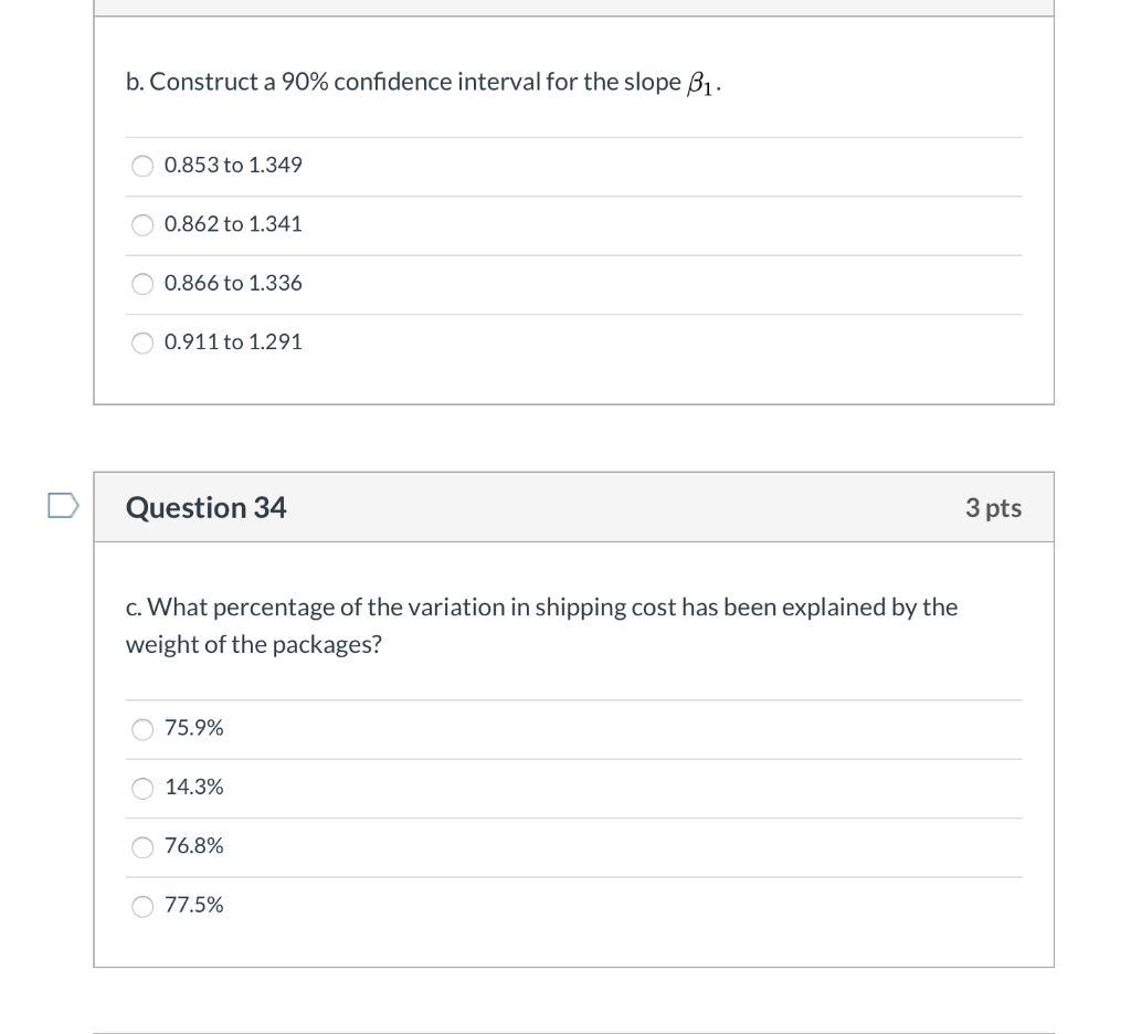 A shipping company believes that the variation in