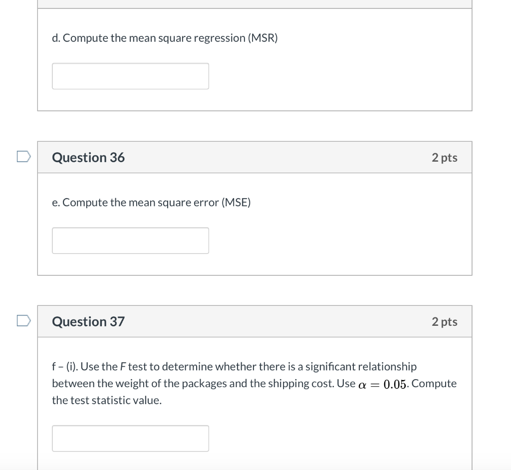 A shipping company believes that the variation in