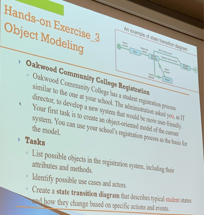 Hands-on Exercise_3 Object Modeling An example of