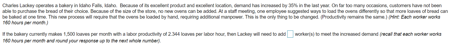 Charles Lackey operates a bakery in Idaho Falls,