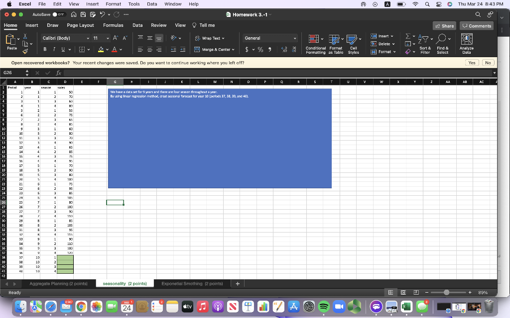 Excel File Edit View Insert Format Tools Data