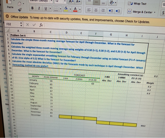 Con buy) 12 . A. A = = = Ep Wrap Text Paste B IV