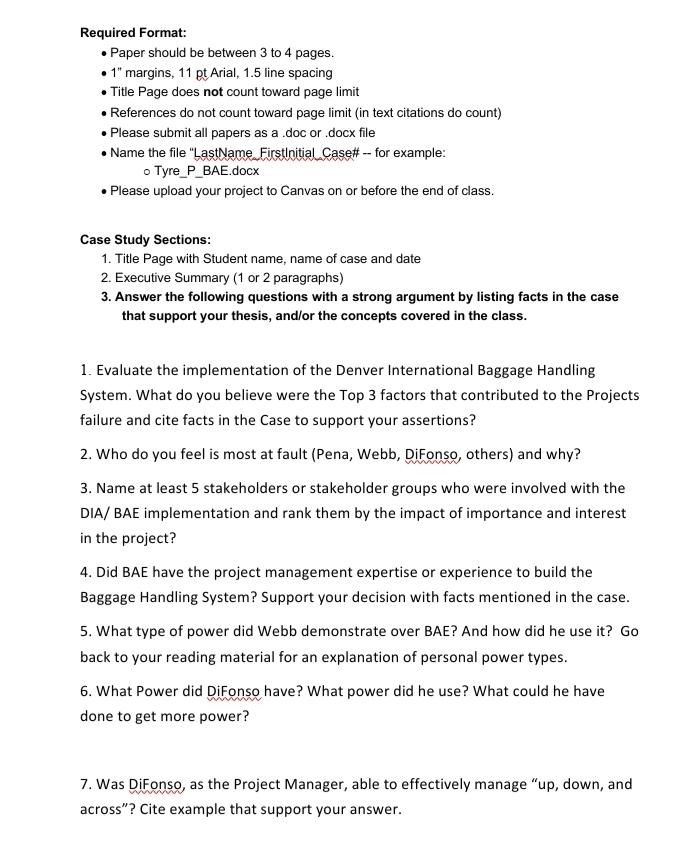 Required Format: Paper should be between 3 to 4