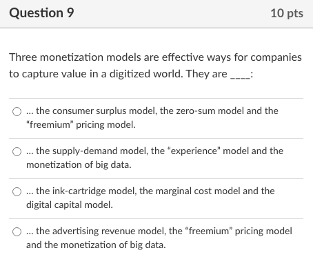 Question 8 10 pts An examination of sectors as