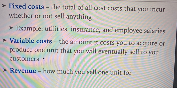 i couldn't understand the var cost .. explain it