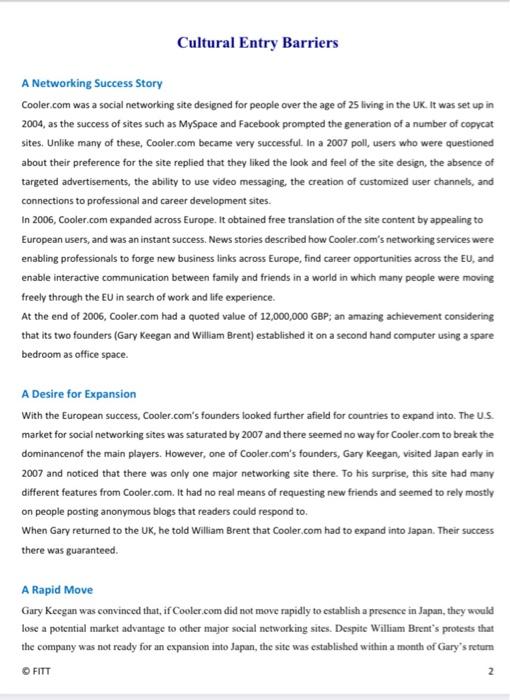 please provide following answers in detail as