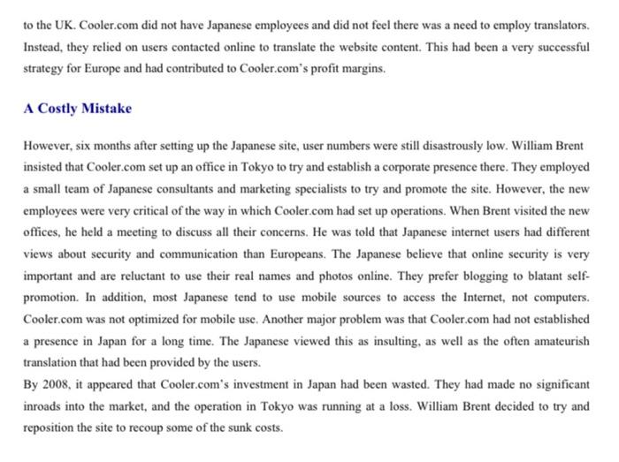 please provide following answers in detail as