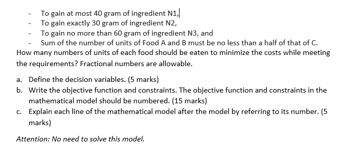 Nik wants to go on a diet with eating only 3