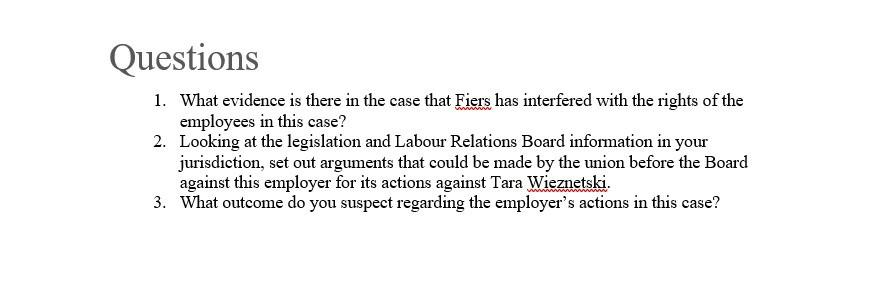 Case Study Scenario: Found: An Unsigned Card Tara