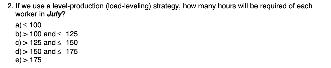 For next 3 questions consider the aggregate
