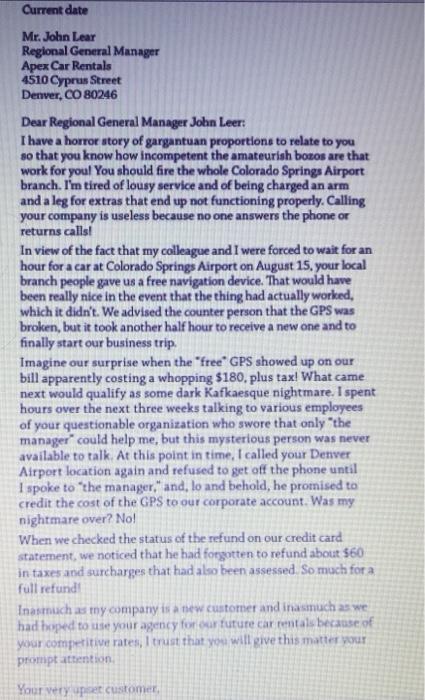 it This is the letter format: 8.6 Document for