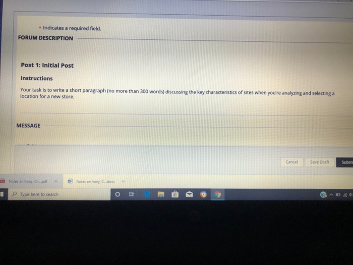 there are 8 key characteristics site in total. *