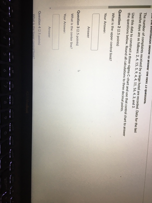 Question 40 (5 points) A product has three