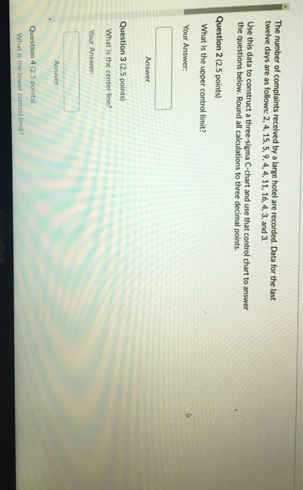 Question 40 (5 points) A product has three