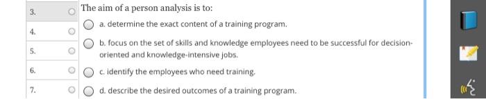 8. 9. The most common informal method used to