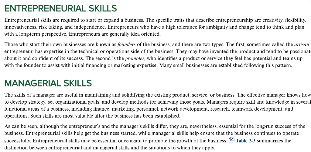 Short answer question: Look at the skill set and