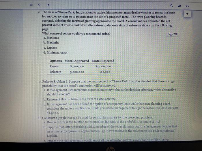 I NEED HELP WITH PROBLEM 8A ONLY Q SA 6. The
