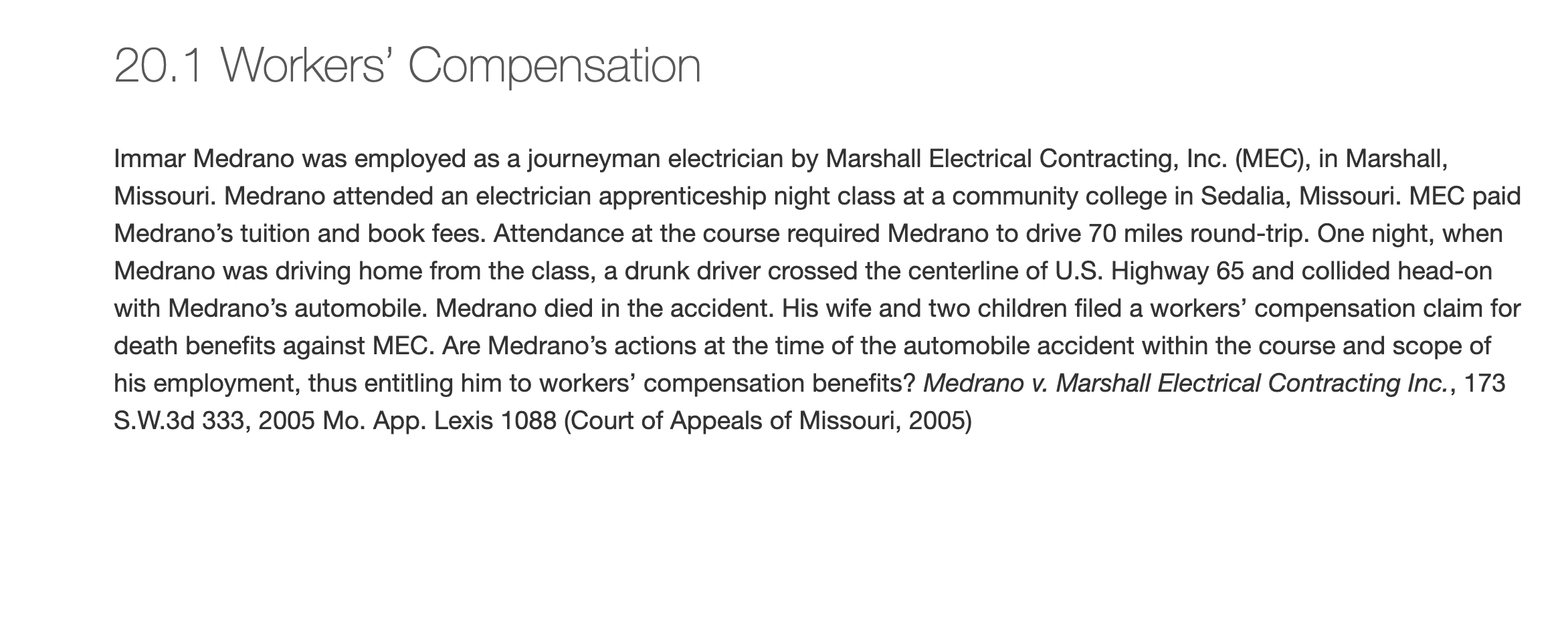 Did you find the case interesting? who's the