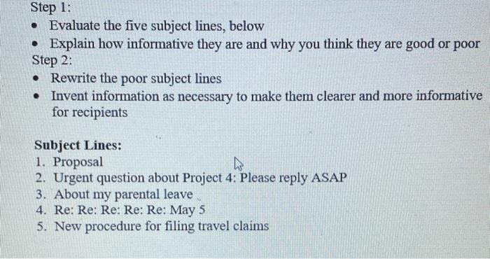 i wanted to know how i can evaluate the subject