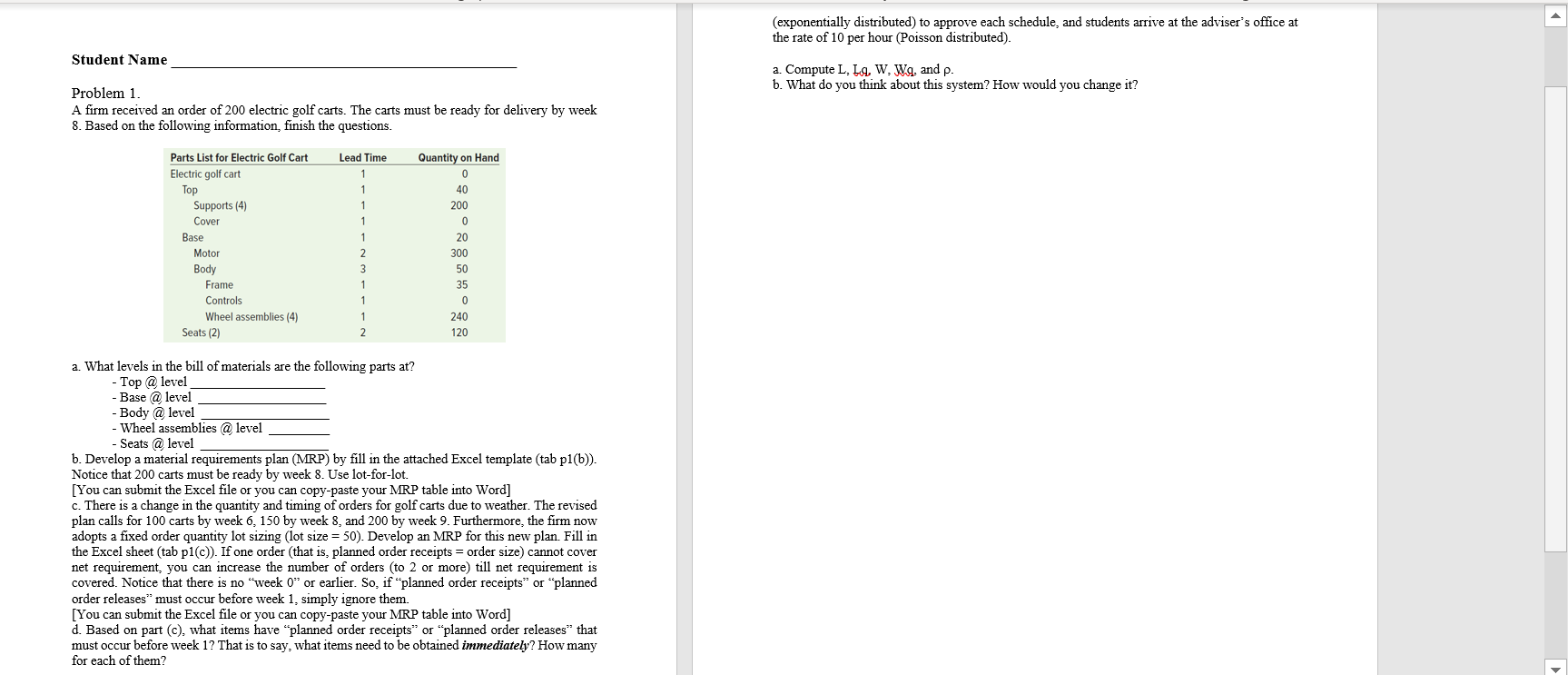 (exponentially distributed) to approve each