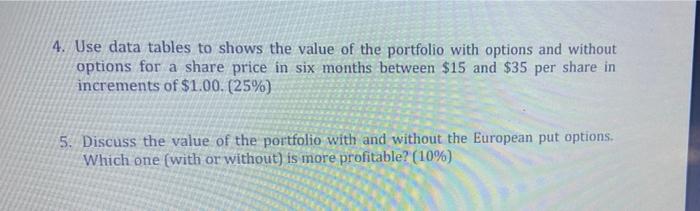 please show all the steps in Excel with its