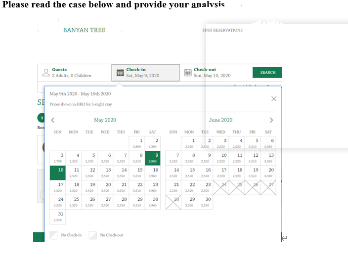 This is a screen shot from Banyan Tree's booking