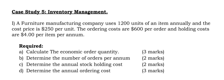 PLEASE SHOW CLEAR WORKING WITH FORMULAS FOR MY