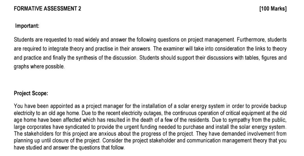 Important: Students are requested to read widely