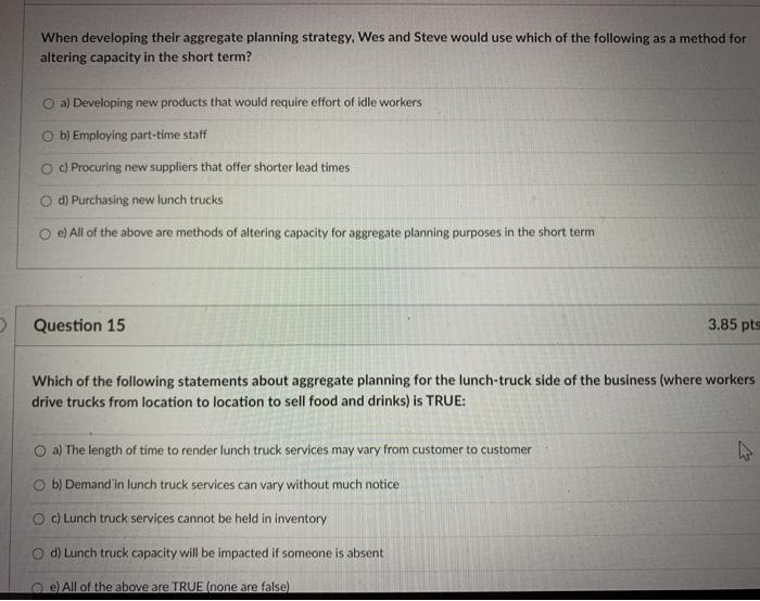 both please When developing their aggregate
