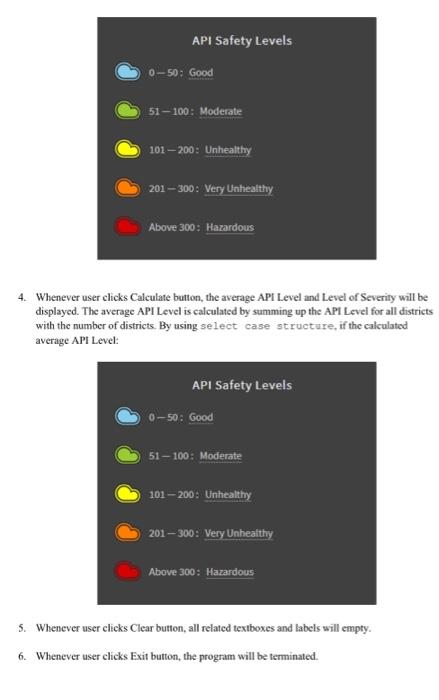 2. Create a form as shown below: Haze Indicator