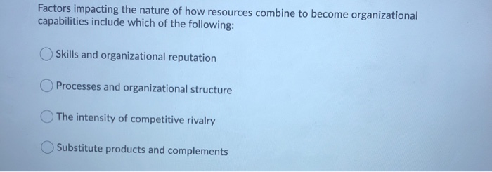 Question 16 (5 points) A key learning from the