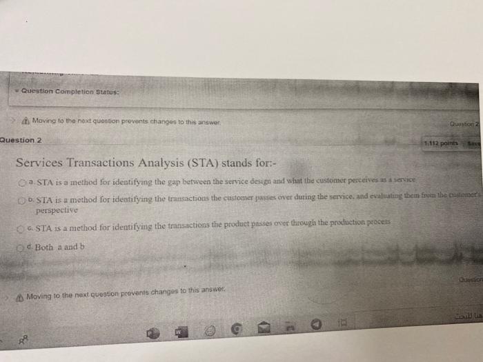 Question Completion Status: Moving to the next