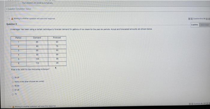 Your answers are saved automatically Moving to