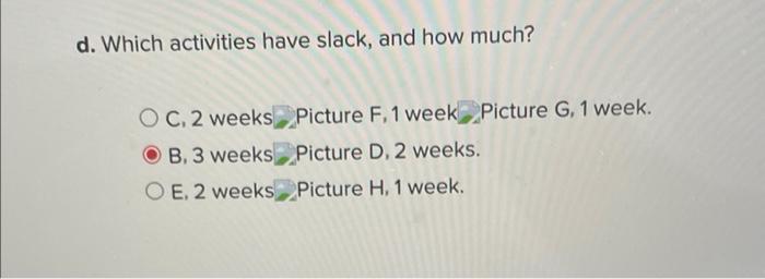 Schedule the following activities using CPM: