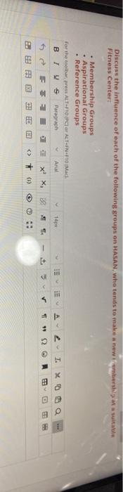 plz solve Discuss the influence of each of the