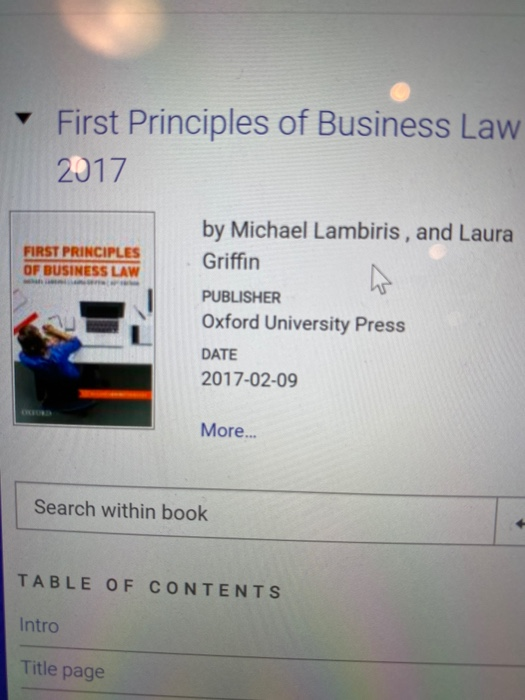 this is law of contract. My teacher required