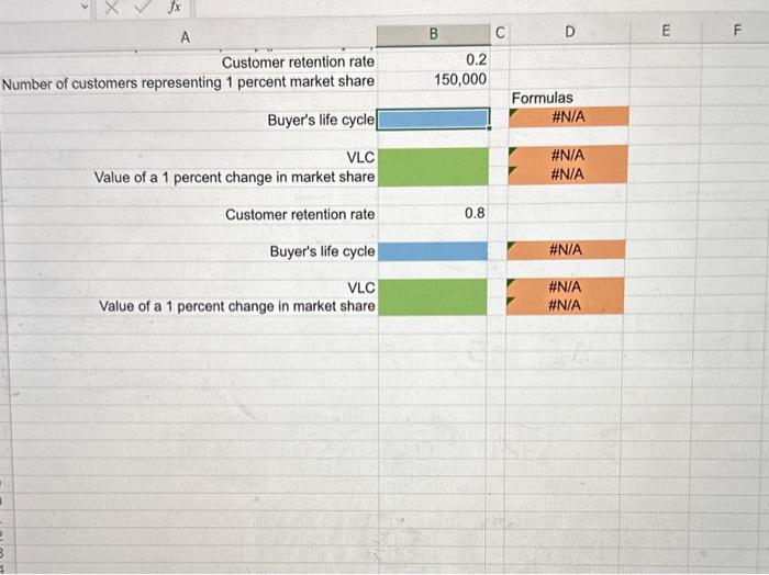Excel Online Activity: VLC Assume that a customer