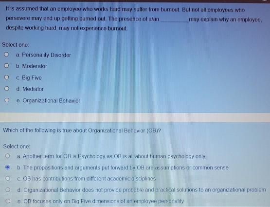 It is assumed that an employee who works hard may