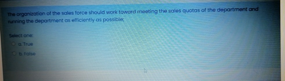 Marketing channels The organization of the sales