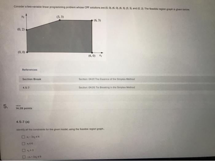 operation research course Consider a two-verlable