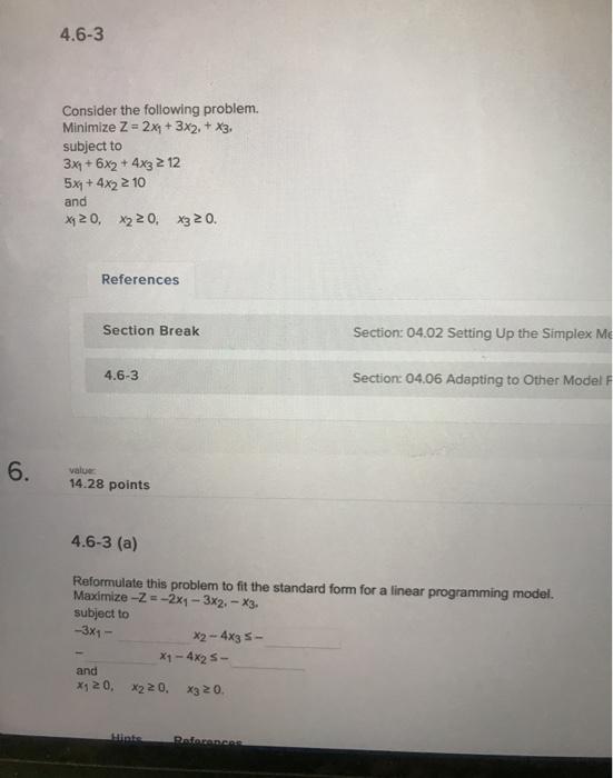 operation research course Consider a two-verlable