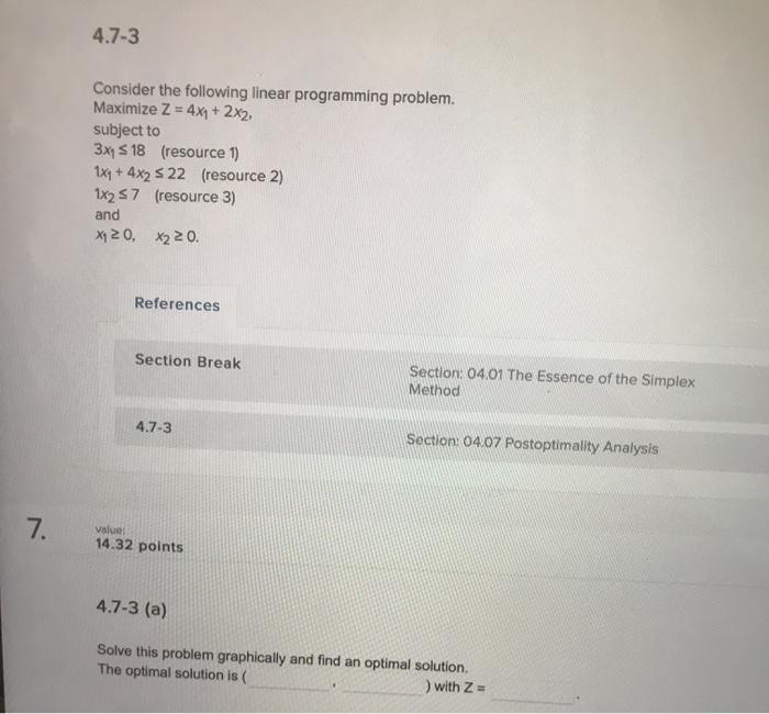 operation research course Consider a two-verlable