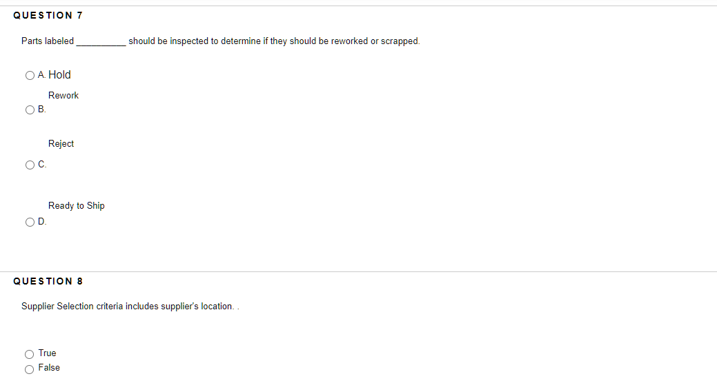 QUESTION 1 Reaching a means that although the