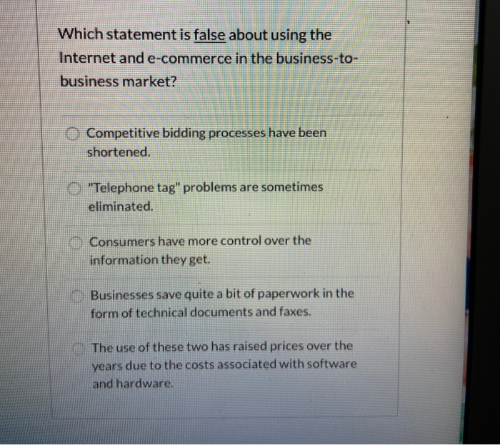 Which statement is false about using the Internet