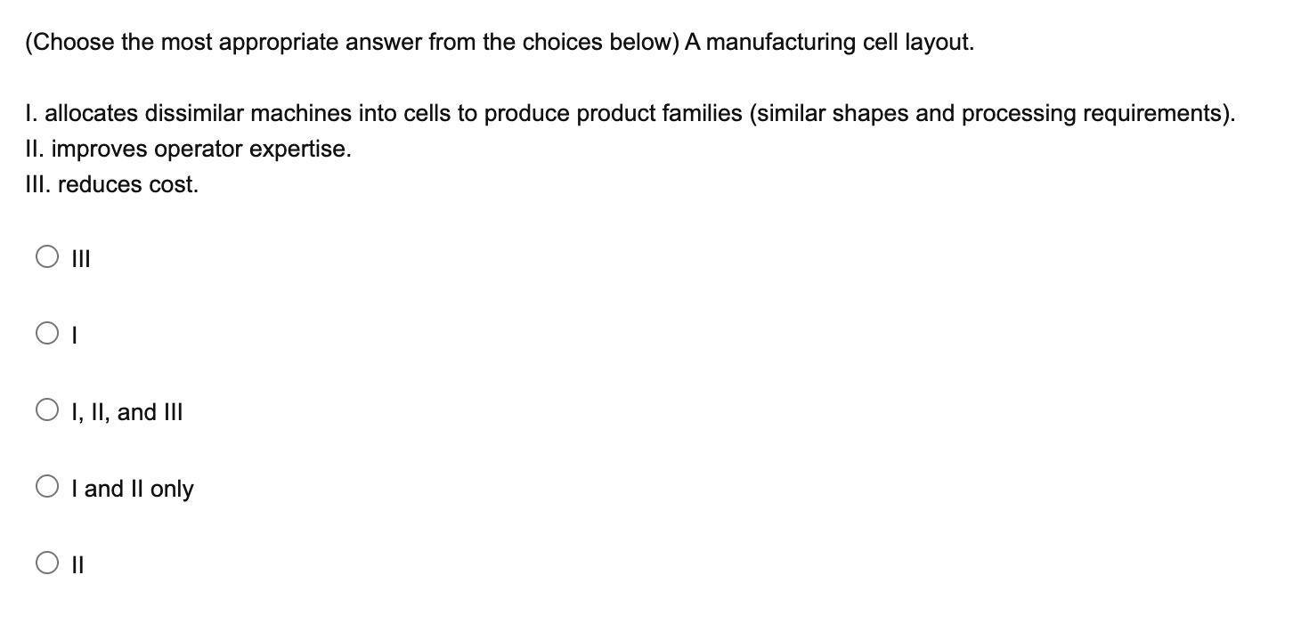 (Choose the most appropriate answer from the