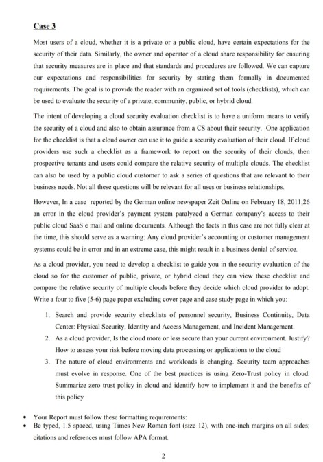 Most users of a cloud, whether it is a private or