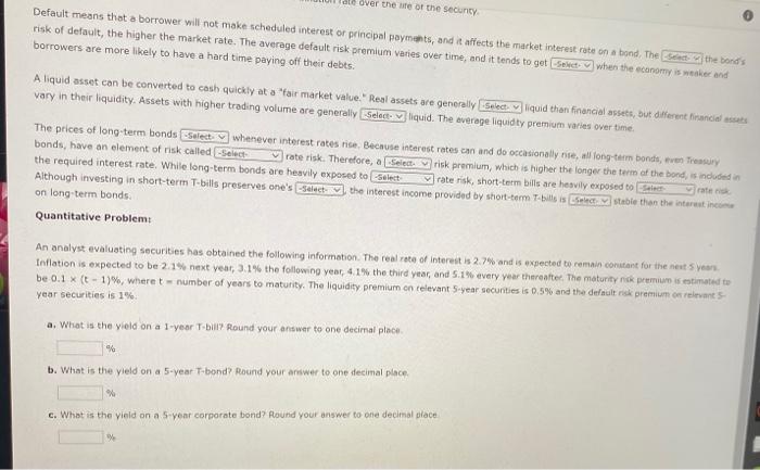 help needed please The interest rate on debt, r,