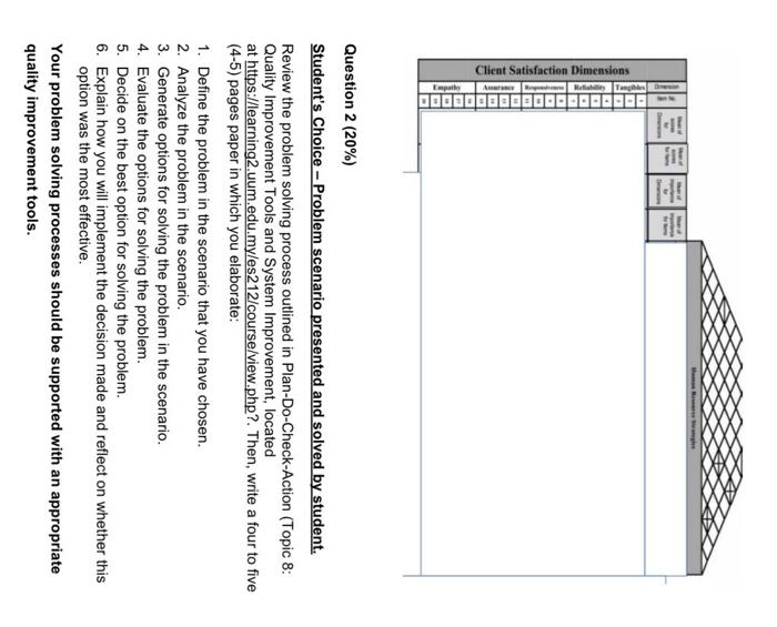 Question 1(20%) Student's Choice - Problem
